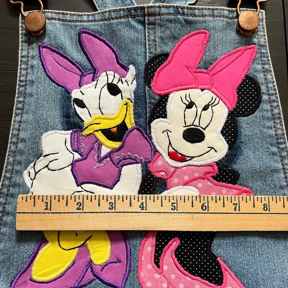 Custom Disney Appliqué Short Overalls - Picture 8 of 12